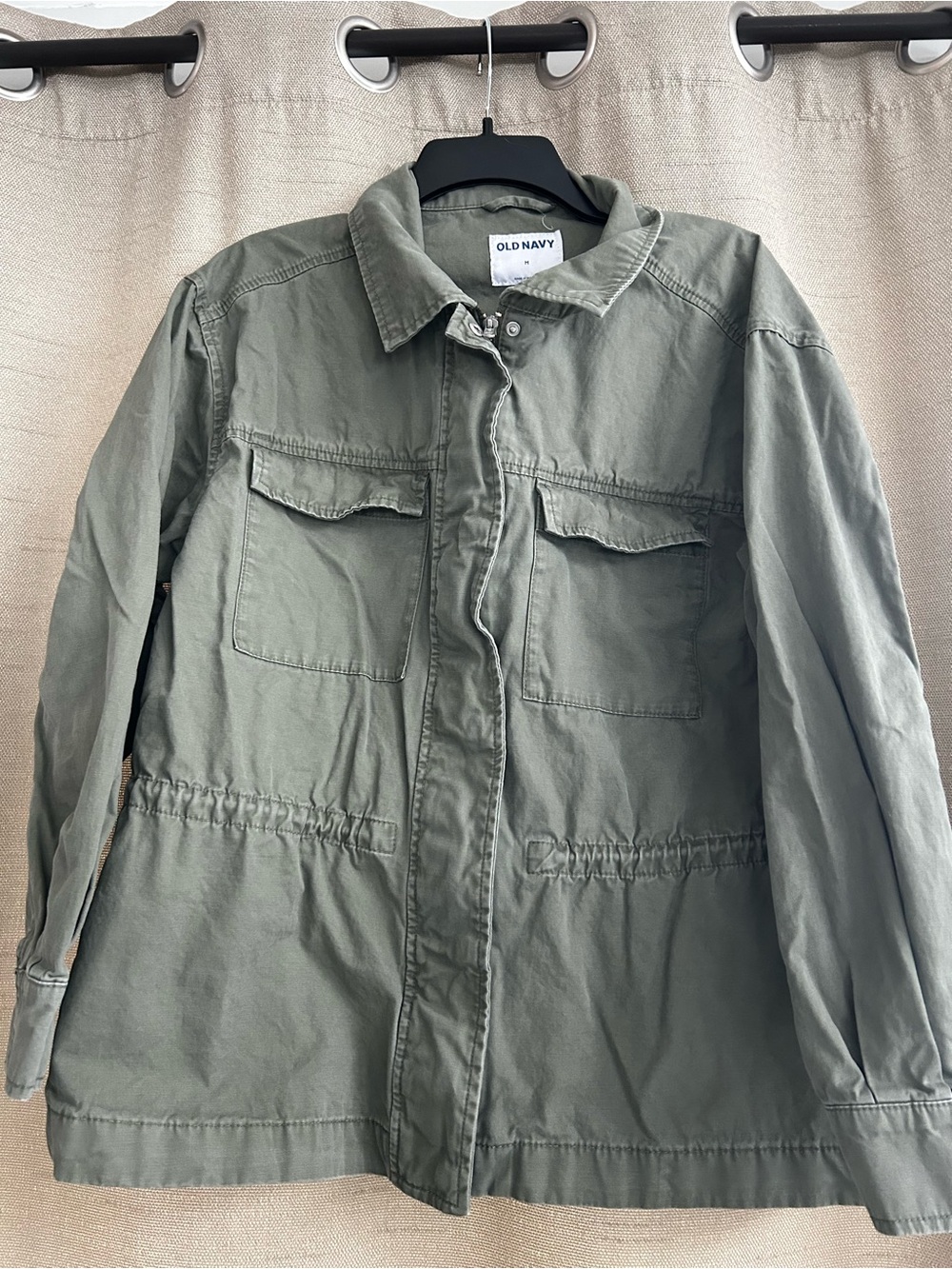 Old Navy Military-Style Olive Utility Jacket